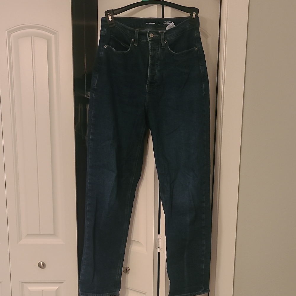 Old Navy Womensl's Dark Blue Straight Jeans